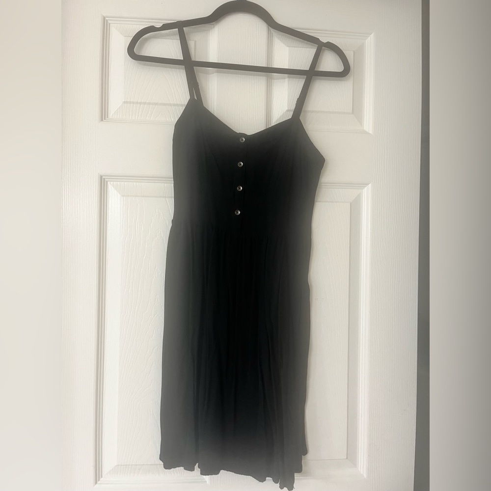 Express Black Spaghetti Strap Mini Dress